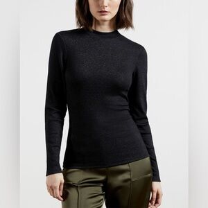 NWOT Ted Baker Stormie Glitter Ribbed Pullover on Gunmetal